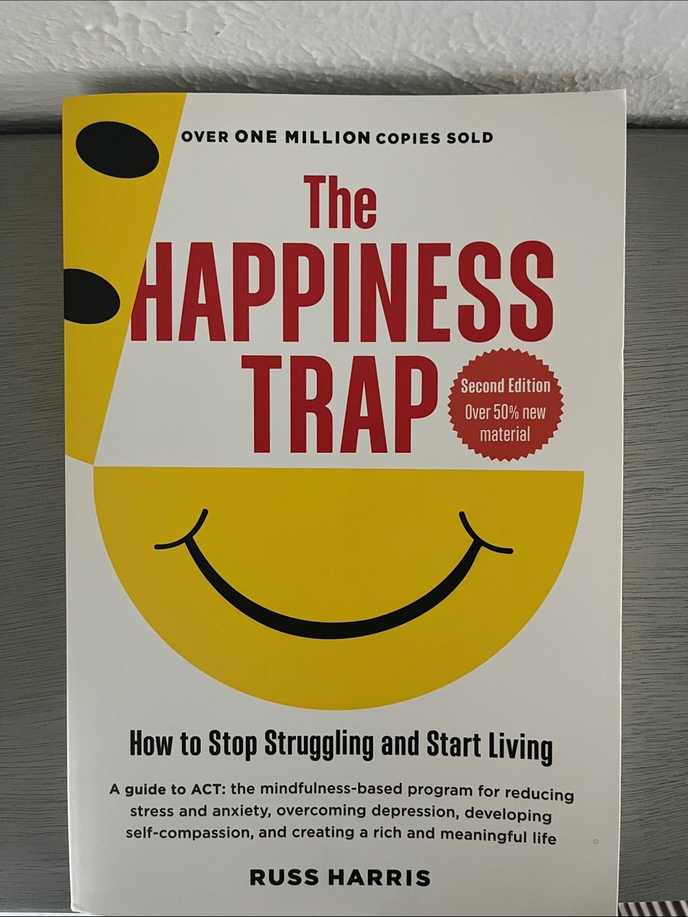 📕 3/$15 The Happiness Trap by Russ Harris - Paperback Book